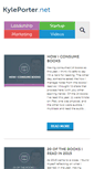Mobile Screenshot of kyleporter.net