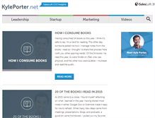 Tablet Screenshot of kyleporter.net